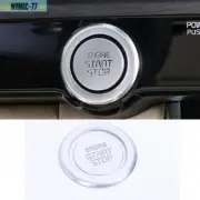 For Kia Carnival 2022-2023 Silver Aluminum One-Click Startup Switch Frame Cover (for: Kia)