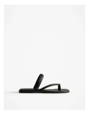 [Trenery] Cora Toe Ring Sandal in Black