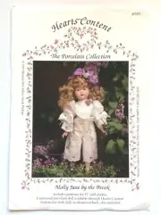 "Molly Jane by the Brook" Includes patterns for 15" doll clothes