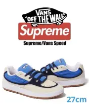 Men 9.0US Supreme Vans Speed Blue