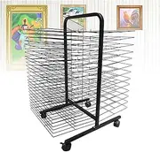 Art Drying Rack,Floor-Standing Classroom Drying Rack,Drawing Paper Drying Rack,Space Saving Suitable for Classrooms Homes and Offices 38th Tiers