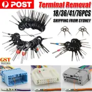 18-76pcs Terminal Removal Tool Kit Pin Extractor Electrical Wire Connector Set