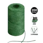 Natural Jute Twine Thin 200m Roll 3 Strands Art Craft Garden Gardening String