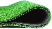 MSKIRA Artificial Turf Rug Synthetic Turf Artificial Grass 15mm 2X10M/20SQM Green Plastic Fake Grass Plant Lawn Flooring Outdoor for Garden, Lawn, Patio, Playground