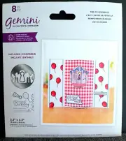 Brand New TIME TO CELEBRATE POP OUT SCENE 8 Pc Die & Stamp Crafters Companion