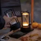 Crystal Lantern, Rechargeable LED Lamp with 2000mA Battery, 3 Color