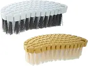 Alipis 1set Soft Bristle Cleaning Brush Portable Laundry Brush for Clothes Shoes Scrubbing Tool for Dirt Removal Gentle Fabrics 2pcs