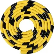 Kyvoria Rubber Edge Guard Wall Protectors Corner Protectors for Walls, 5 Meters Yellow/Black Self-Adhesive Wall Corner Guards for Parking Columns