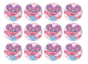 24 x Abby Cadabby Edible Image Cupcake Toppers Pre-Cut