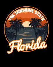 Sublimation Print The Sunshine State Florida Ready To Press Heat Transfer