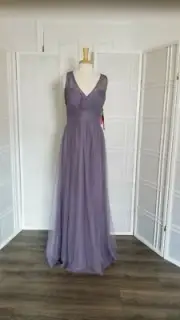 dress size 16 color mauve designer Hayley Paige