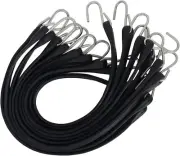15'' Tie Down Straps for Outdoor, Tarp Covers, Canvas Canopies, Motorcycle