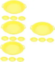 4sets 4pcs Sifting Pan Lightweight Filter Tool for Gold Prospecting Durable Mesh Panning Sieves for Efficient Sorting and Mineral Filtering and Beaches 4pcs*4