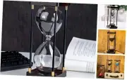 Large Sand Timer, Hourglass Timer 30 Minutes, Vintage Wooden Hour Glass Timer,