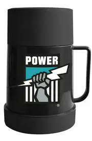Post Adelaide Power AFL Plastic Drink Thermos Flask