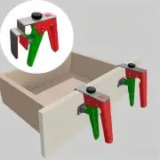 Woodworking Drawer Installation Assistant Clip Drawer Panel Woodworking Mounting Clip Carpentry Cabinet DIY Auxiliary Ji