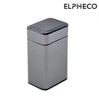 在飛比找松果購物優惠-ELPHECO 不鏽鋼雙開蓋感應垃圾桶 ELPH9809 鈦