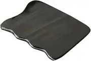 PACKOVE Black Wavy Buffalo Horn Scraping Board Natural Massage Tool for for Shoulder Relief and Skin Care Smooth Finish for Comfortable Use