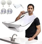 Beard Bib Beard Apron, Beard Trimming Apron with 4 Suction Cups, Styling Comb, Perfect Grooming Gift or Men's Birthday Gift