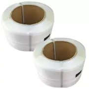 2 x 500m 19mm Super Heavy Duty Strapping For Pallet Cargo Soft Packing Strap