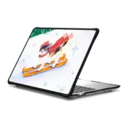 MacBook Pro 13-inch (M1 / M2 / Intel) Impact Case Cat is playing ski