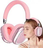 Wireless Headphones with Mic, Stereo Sound Wireless Headphone Over The Ear, Rechargeable Earphones, Noise Isolation, Foldable Design, 1 Pair, Ideal for Home, Travel, Business Trip