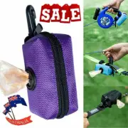 Pet Dispenser Dog Poo Puppy Pick-Up Waste Bags Poop Holder Hook Pouch RK