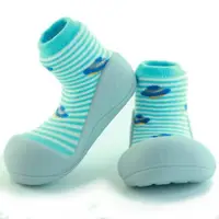在飛比找momo購物網優惠-【Attipas】韓國Attipas學步鞋-灰底飛碟