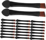 Professional Makeup Tool Set 20pcs Double Sided Brush for Eyebrow Eye Shadow Angled Brush for Travel