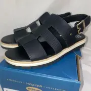 DR Scholls chunky sandal black strappy 6.5 M women y2k 90s new block comfort