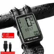 Odometer Bicycle Computer Backlight Stopwatch Cycling MTB Bike Speedometer New