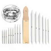 16 Blending Stumps for Drawing, Shading Pencils for Sketching, Blending