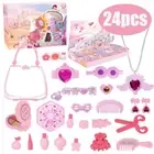 Christmas Advent Countdown Calendar Princess Girls Makeup Accessory Kit Toy Gift