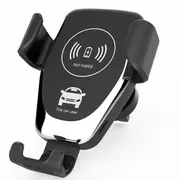 10W Wireless Fast Charger Car Mount Holder Stand For Iphone Xs Max Samsung S9 Black