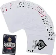 Plastic Poker Texture Table Game Poker Table Mat Suitable for Carnival Party Delicate Cards for Home Use