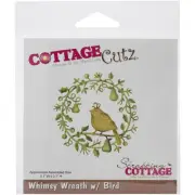Cottage Cutz Dies Whimsy Wreath With Bird - NEW