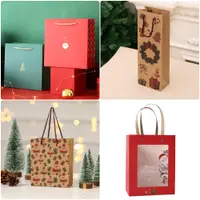在飛比找蝦皮購物優惠-聖誕造型禮物袋/聖誕透明櫥窗提袋/聖誕紙袋/造型提袋/聖誕提
