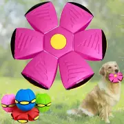 TEEMENT 2023 Pet Toy Flying Saucer Ball, Flying Saucer Ball Dog Toy, Pet Toy ...