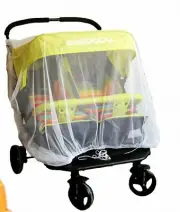 Universal Baby Mosquito Net Insect Bug Cover for BOB Twin Double Tandem Stroller