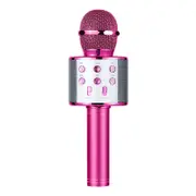 Wireless Bluetooth Karaoke Microphone with Built-In Speaker