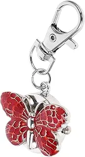 [BESTYASH] 1pc Keyring Pocket Watch Fitness Watch for Women Keychain Watch Gold Watch Women Digital Watch Sight Watch Key Chains for Keychains Keychain Pocket Watch Red