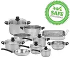 Scanpan – Classic Inox 18/10 Stainless Steel 10pc Cookware Set