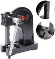 1 Ton Arbor Press Manual Desktop Ratchet Leverage Punch Press Metal Stamp Tool