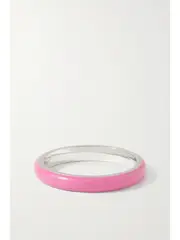 [FRY POWERS] FRY POWERS - Unicorn Rainbow Silver And Enamel Ring - Pink - 7 7 Pink