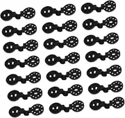 Abaodam 150pcs Fixing Net Clips for Shade Sail Nonslip Round Shape Clips Reusable Agricultural Film Durable and Easy to Operate Secure Your Shade Fabric