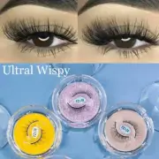 Eye Lashes Hanmade False Eyelashes Natural Fluffy Self-adhesive Ultral Wispy IW