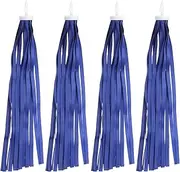 uxcell Bike Streamers, 2 Pair Colorful Scooter Handlebar Tassels Grips Ribbon Accessories Decorations for Bicycle Tricycle Handles, Blue