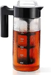Percolator Coffee Pot Cold Boiled Iced Coffee Espresso Extraction Cup with Filter Screen