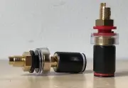 2pcs Speaker Binding Post Female Banana Plug Jack Connector