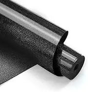 HTVRONT Black Glitter Heat Transfer Vinyl - 12" x 10ft Black Glitter Iron on Vinyl for Shirts, Glitter HTV Vinyl Rolls for Heat Vinyl Design